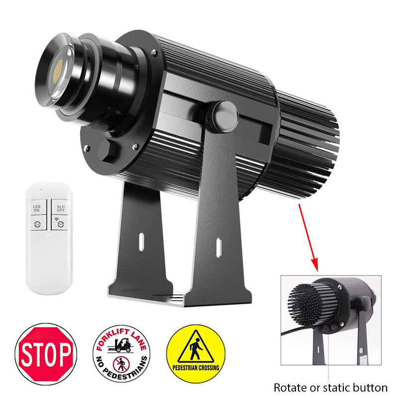 15W-1500W Industrial Warning Safety Caution Signs Projection LED Sign Projector