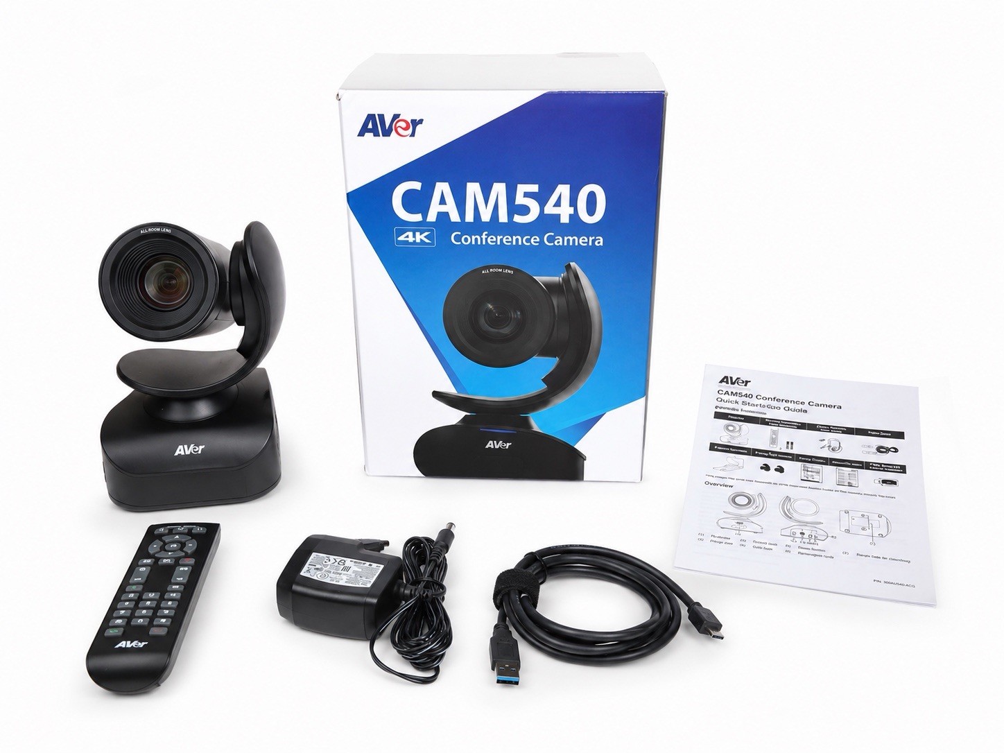AVer CAM540 Video Conferencing Camera 4K UHD PTZ USB