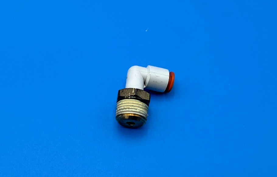 SMC 1/4″ White Orange Pneumatic Push Fitting (TSC)