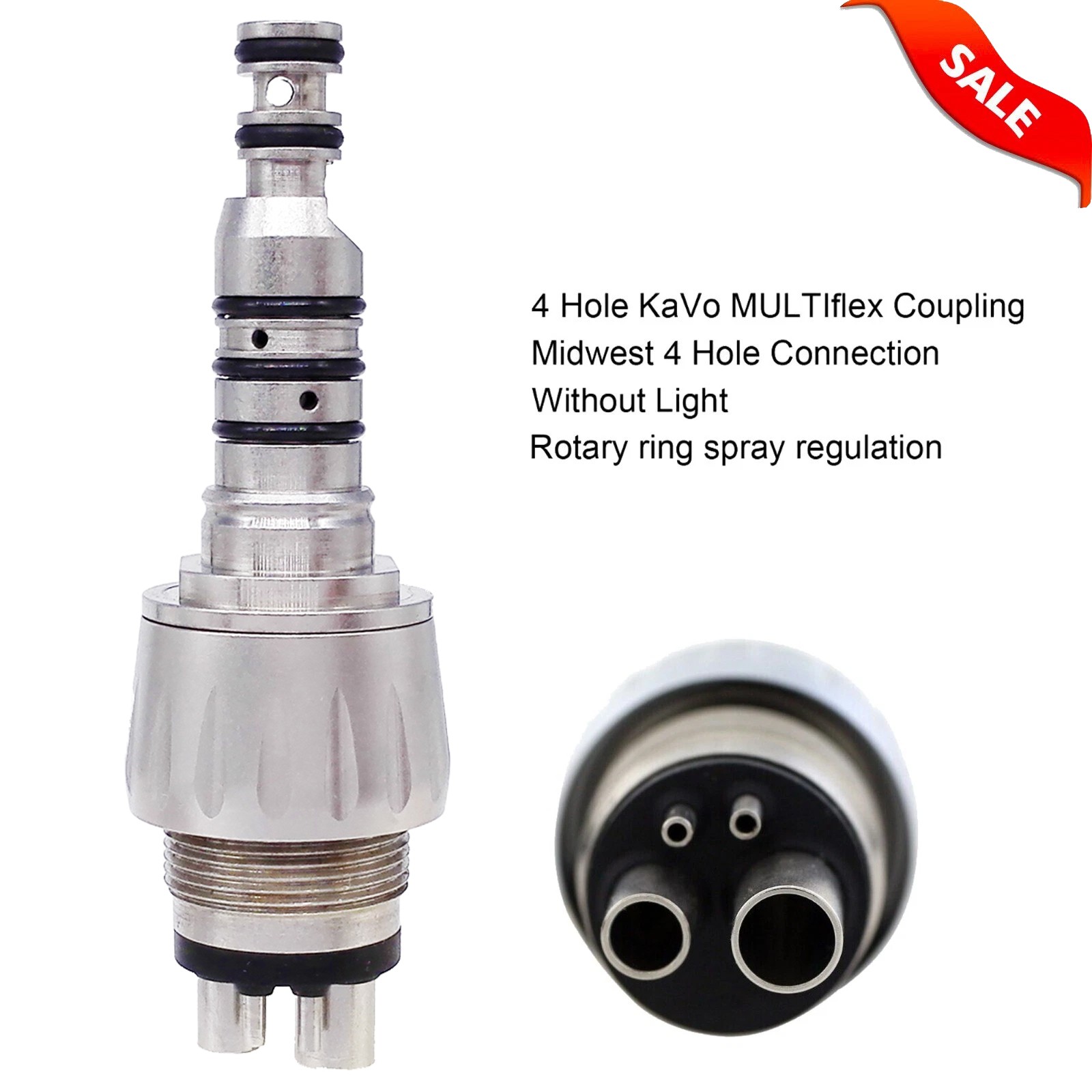 For KaVo MULTIflex BEING Coupler 4 6 Hole Dental Handpiece Coupling Fiber Optic