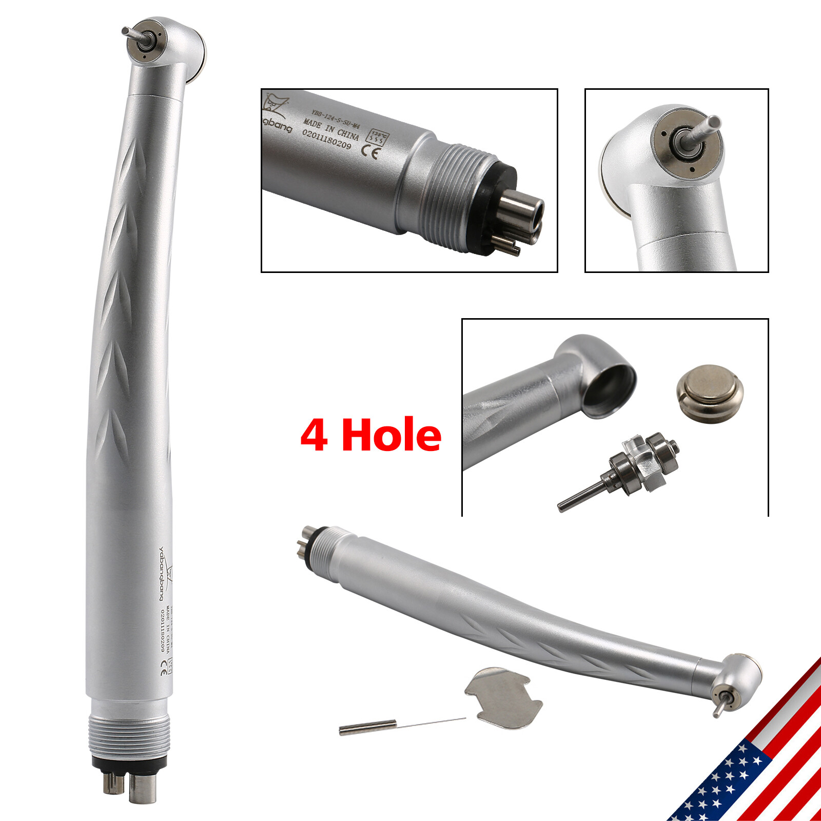 10pcs Dental 3 Spray High Speed Handpiece Turbine NSK Style 4 Hole SALE!!