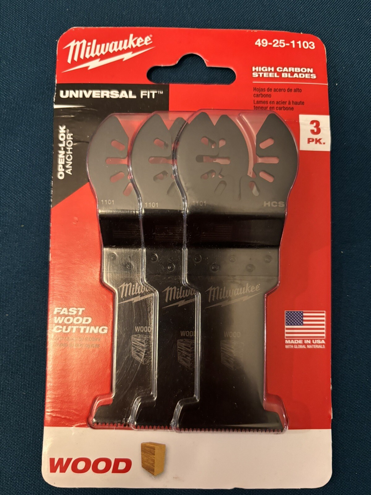Milwaukee (49-25-1103) Cutting Tool – Black, 3 Pack