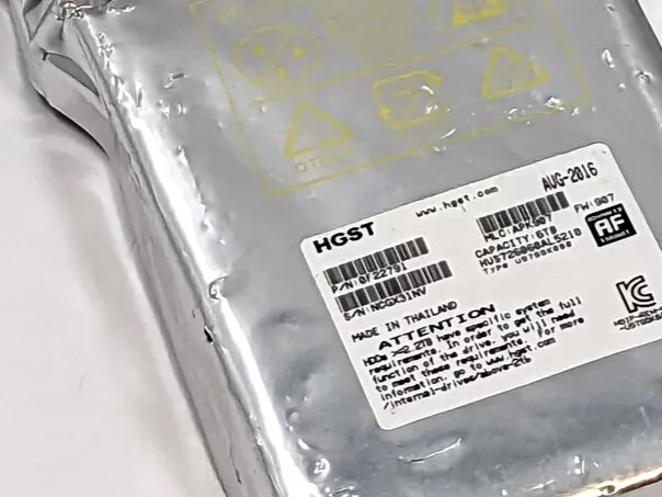 HGST Hard Disk Drive US7SSK600 6TB SAS 12Gb 7200RPM HUS726060AL5210 0F22791 HDD