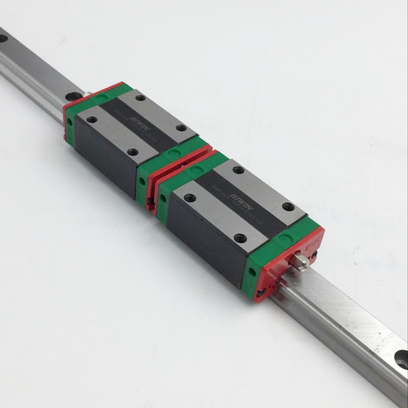 25mm HIWIN Linear Guide Rail HGR25 800mm & 2pcs HGH25CA Rail Block Slider CNC