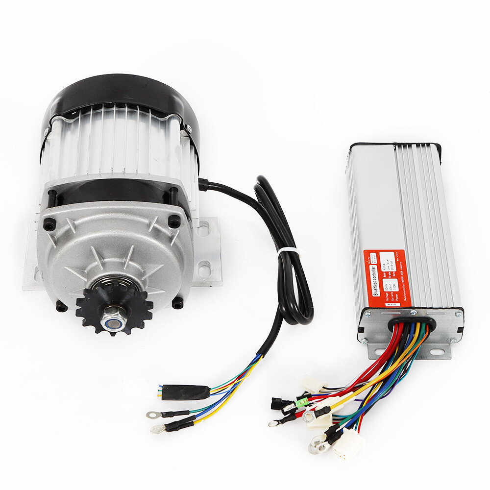 48V Electric Scooter Motor Brushless Motor For Go Kart Gear Reduction ATV 750W