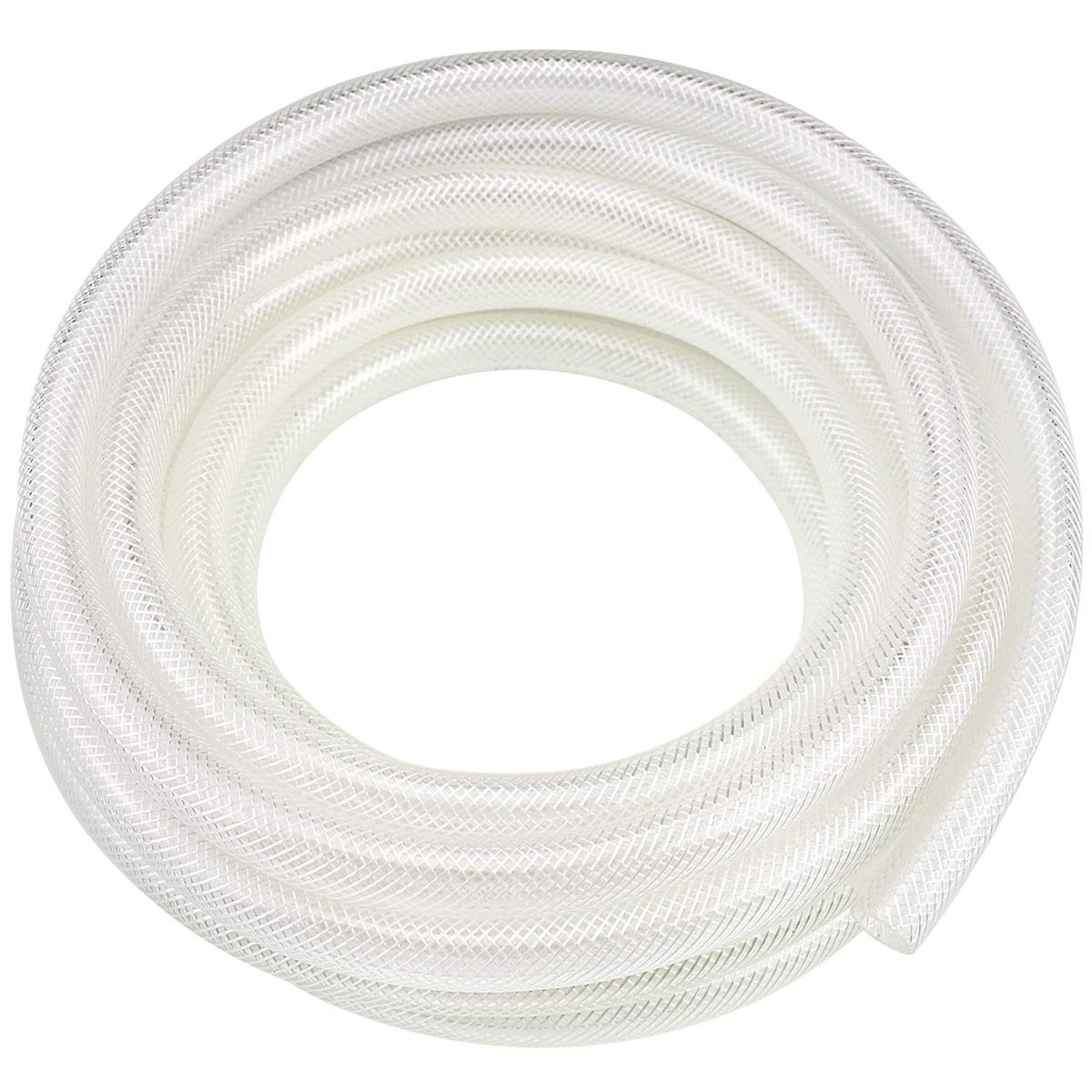 BPA-Free 3/8″ ID Braided PVC Hose Tubing – 10 Ft, Ideal for Water & Air Lines