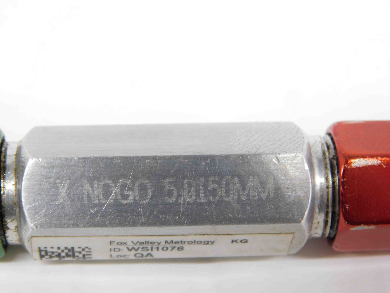 5.000 & 5.015 METRIC PIN PLUG GAGE GO NO GO ONSIZE 5 mm .1969 5.00 INSPECTION