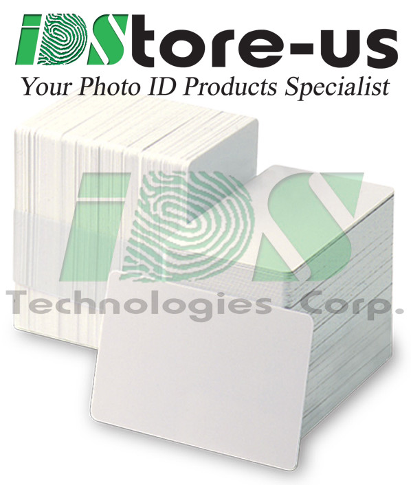 500 Blank White PVC Cards – CR80, 30 Mil, Plastic ID Cards, ** Free Shipping **