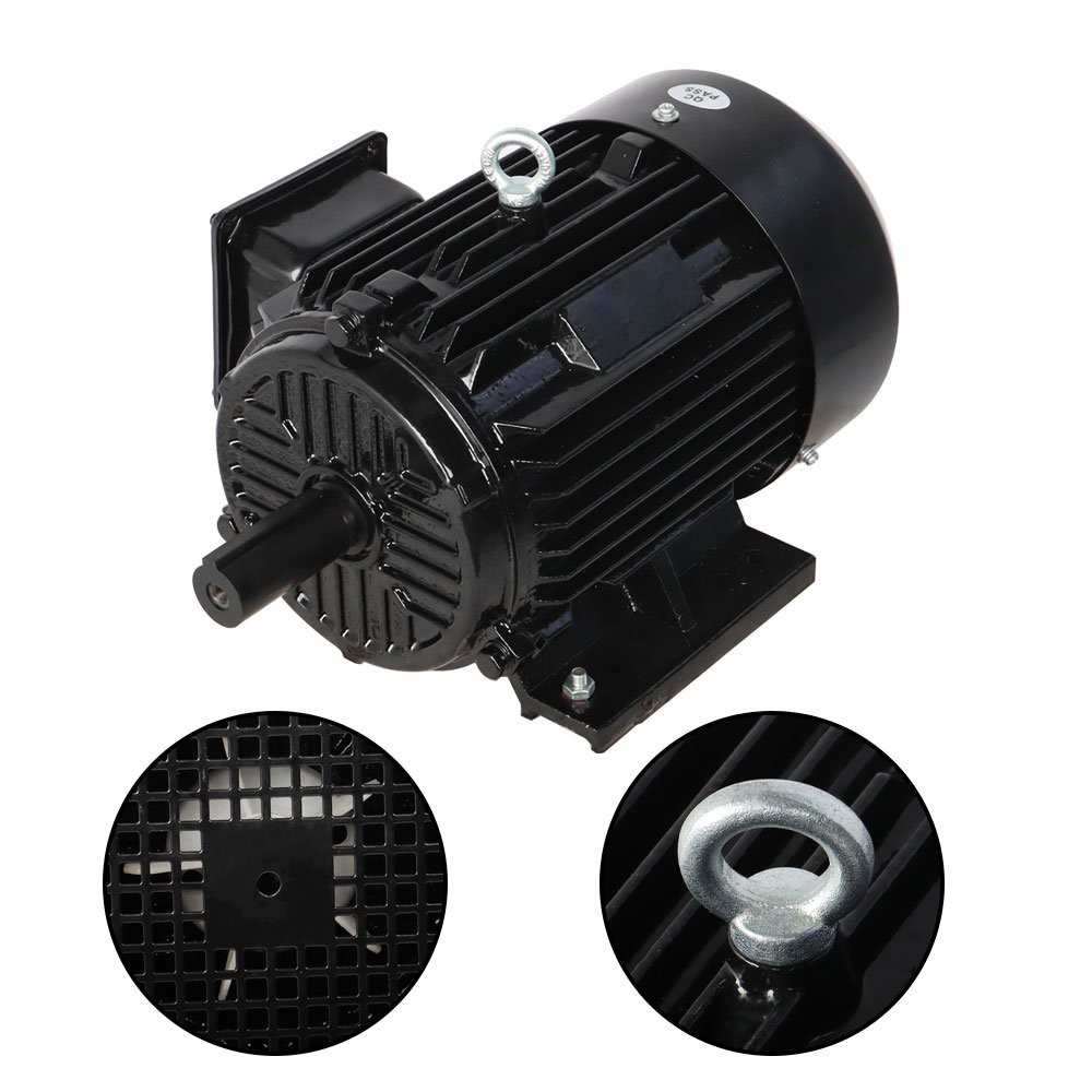 5 HP 3 Phase Electric Motor 1800 RPM 184T Frame TEFC 230/460 Volt Severe Duty