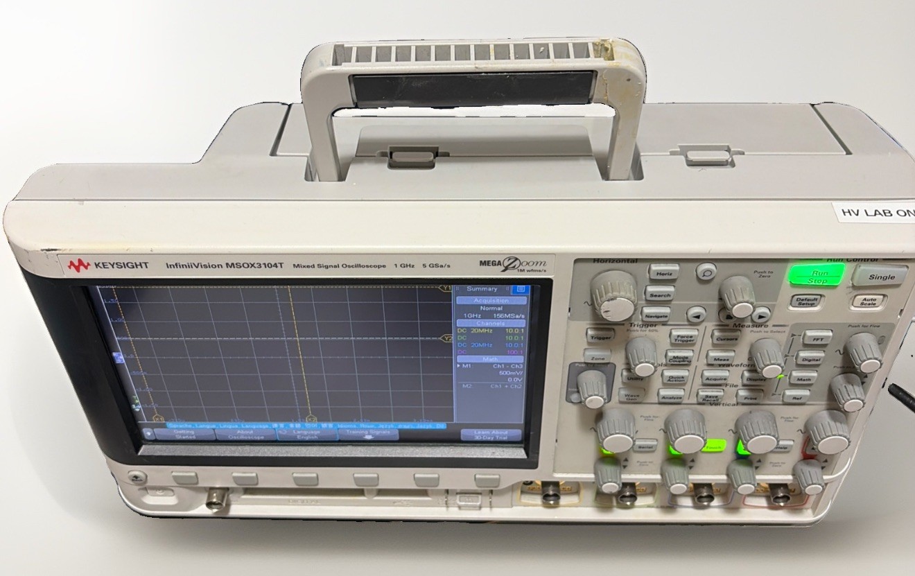 Keysight Agilent MSOX3034T 350MHz, 4+16Ch, 5GSa/s Mixed Signals Oscilloscope