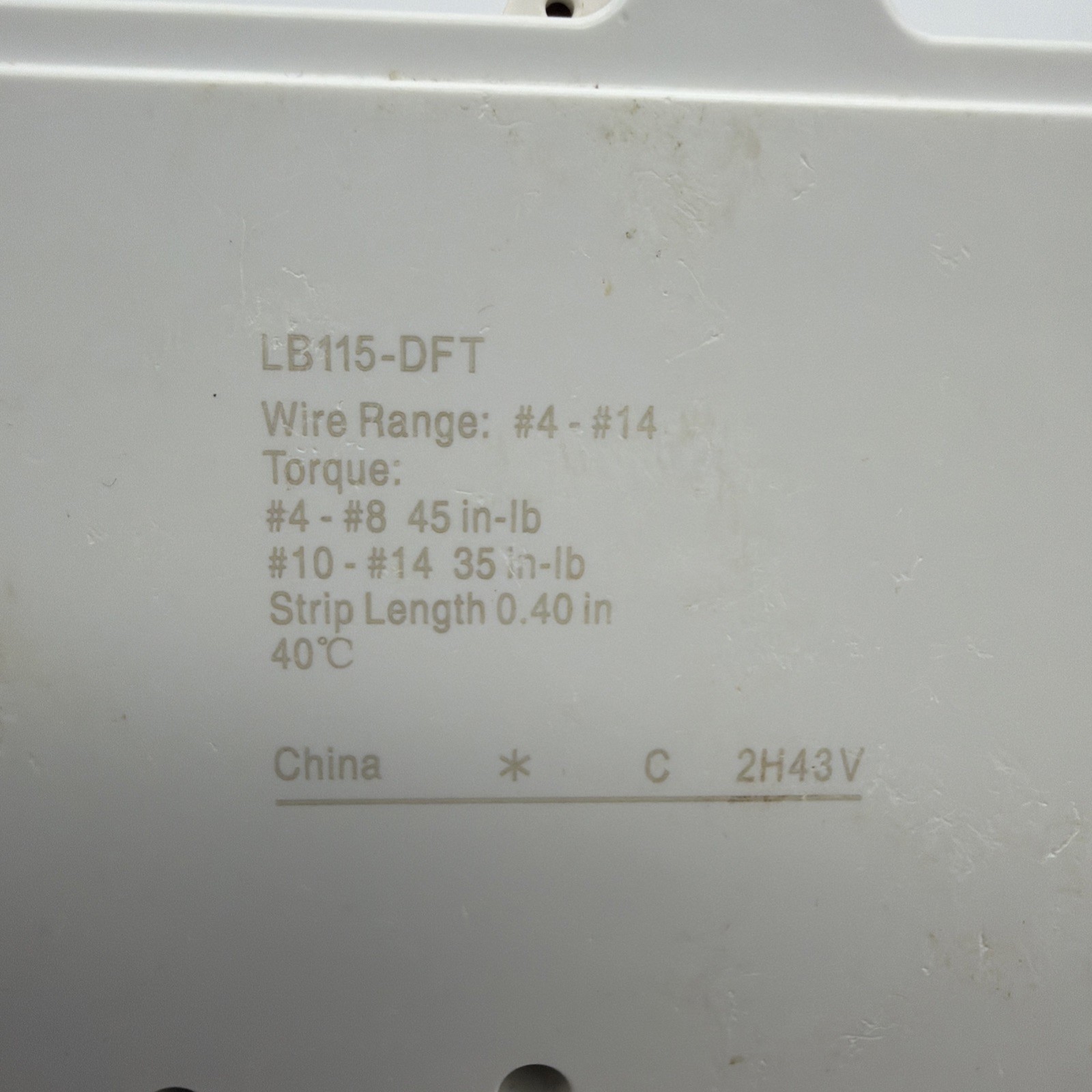 LEVITON LB115-DFT 15A AFCI GFCI PLUG-ON 120V OPEN BOX MINOR WEAR LOT 3 GENUINE