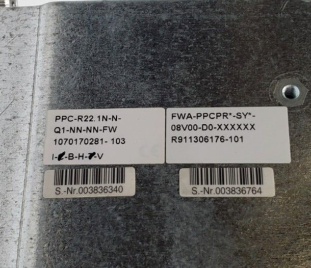 TESTED Rexroth PPC-R22.1N-N-Q1-NN-NN-FW