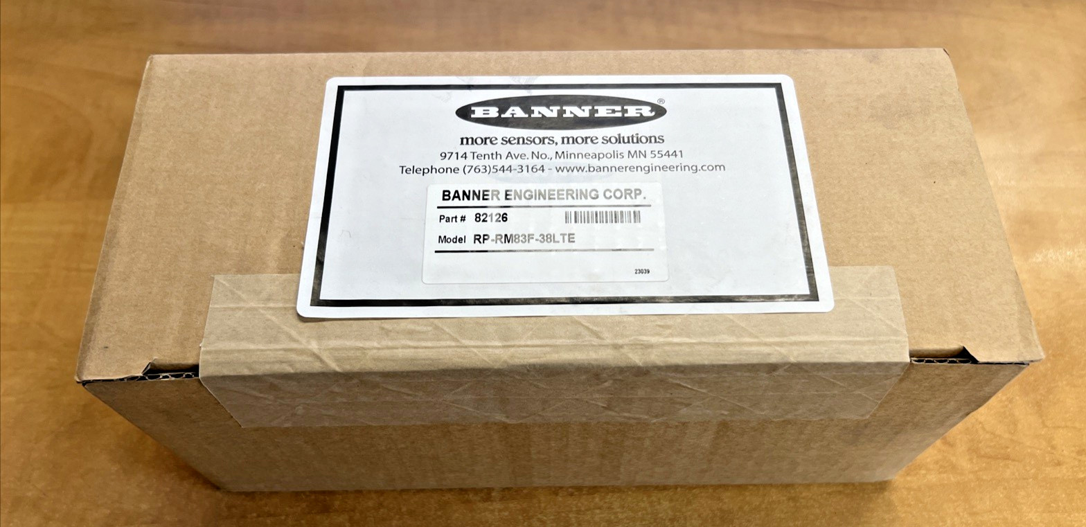 Banner RP-RM83F-38LTE Rope Pull with Emergency Stop 82126 **New Sealed Box**