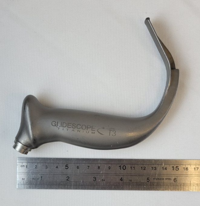 Verathon 0574-0126 GlideScope Titanium LoPro T3 Laryngoscope AVL Blade