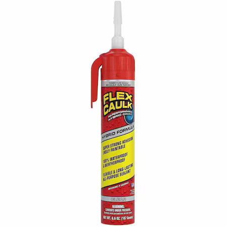 Flex Seal Cfsclrr675 Sealant, 6.6 Oz, Clear, Hybrid Polymer