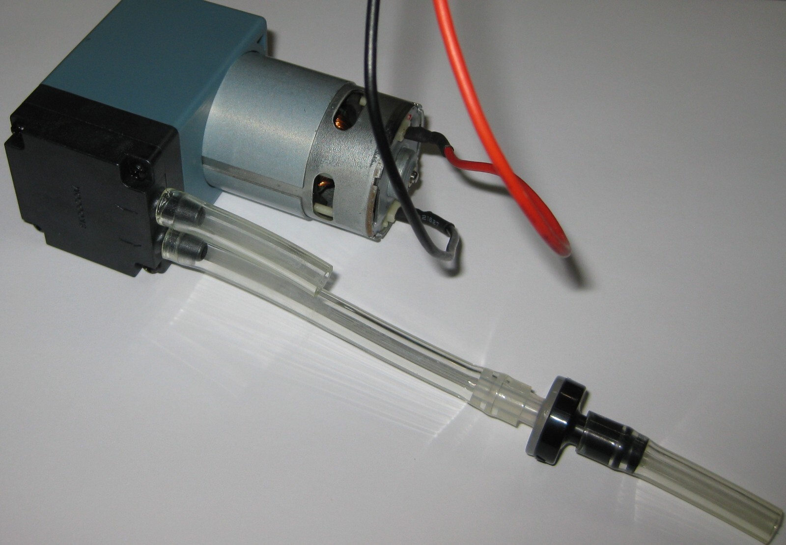 12 V DC Single Diaphragm Head Pressure / Vacuum Pump w/ Check Valve – 10 L/min