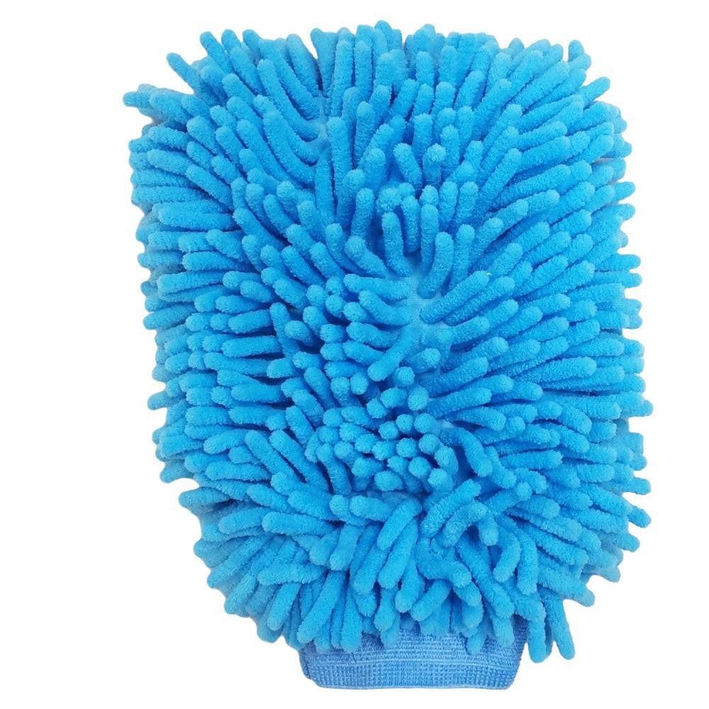 (5) Microfiber Car Kitchen Household Wash Washing Cleaning Glove Mitts New