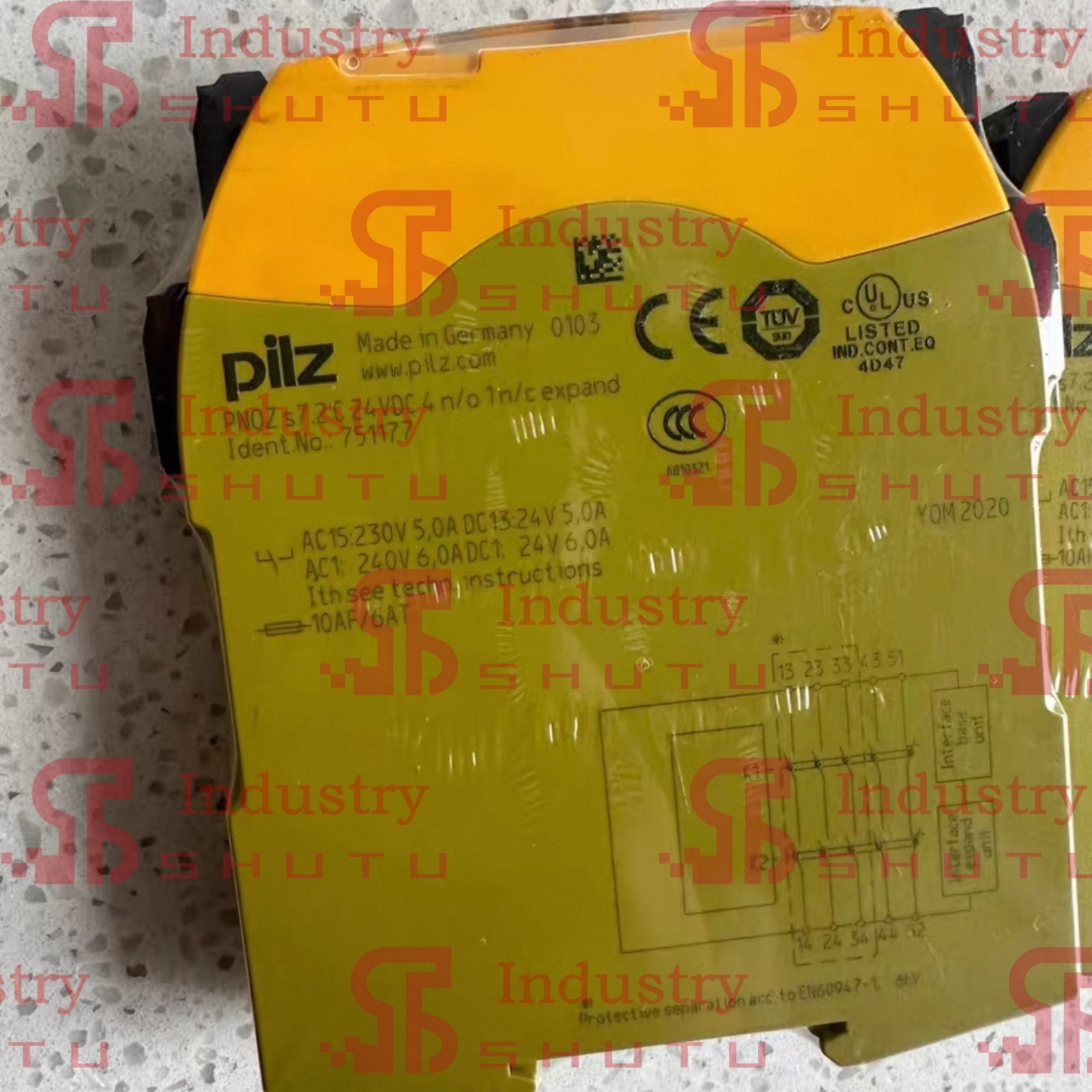 1pcs new PILZ 751177 PNOZ s7.2c Safety relay