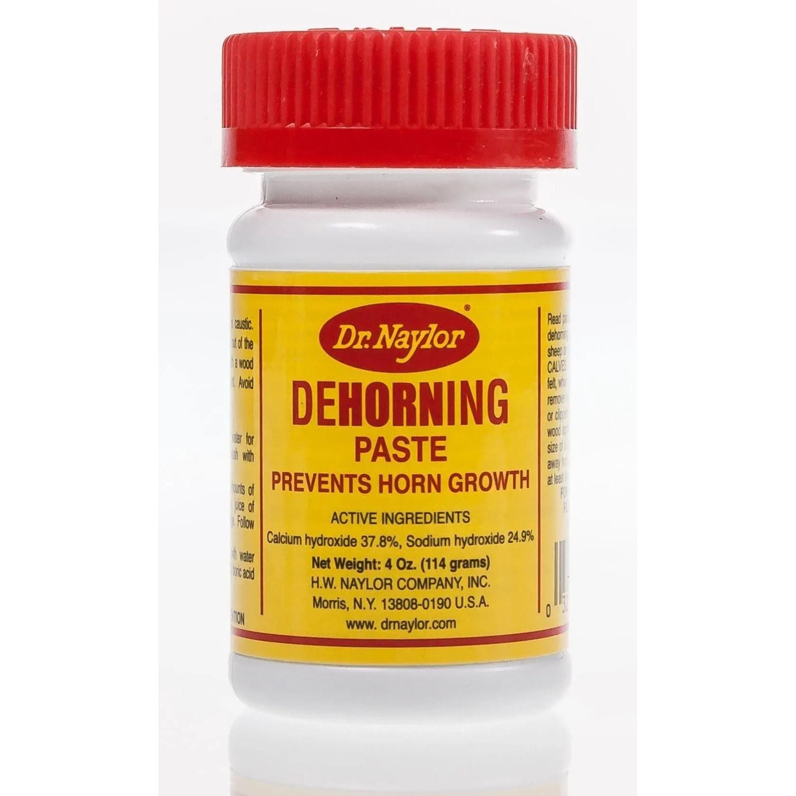 Dr. Naylor Dehorning Paste Prevents Horns Growth Cattle Goat Sheep 4 oz. 2-Pack