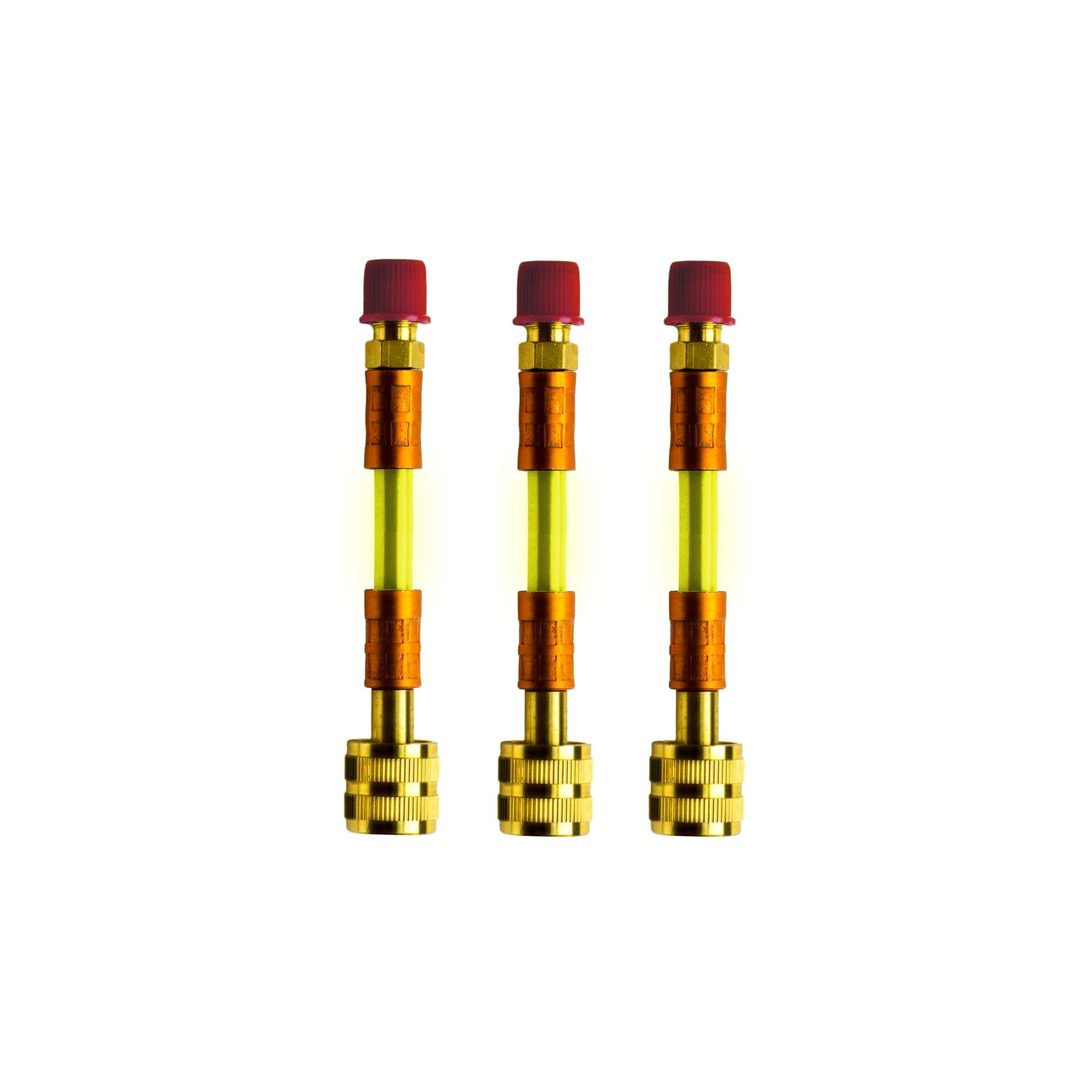 Leak Saver Direct Inject Refrigerant Leak Sealer UV Small System 1 Ton 3 Pack