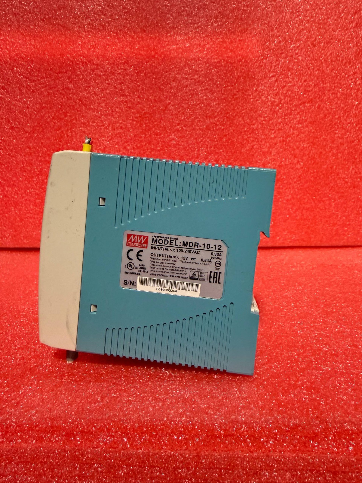 MEAN WELL MDR-10-12 10W 12V 0.84A rail power supply