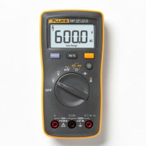 FLUKE Handheld Digital Multimeter 107 AC/DC Current By Fluke 107 in Box