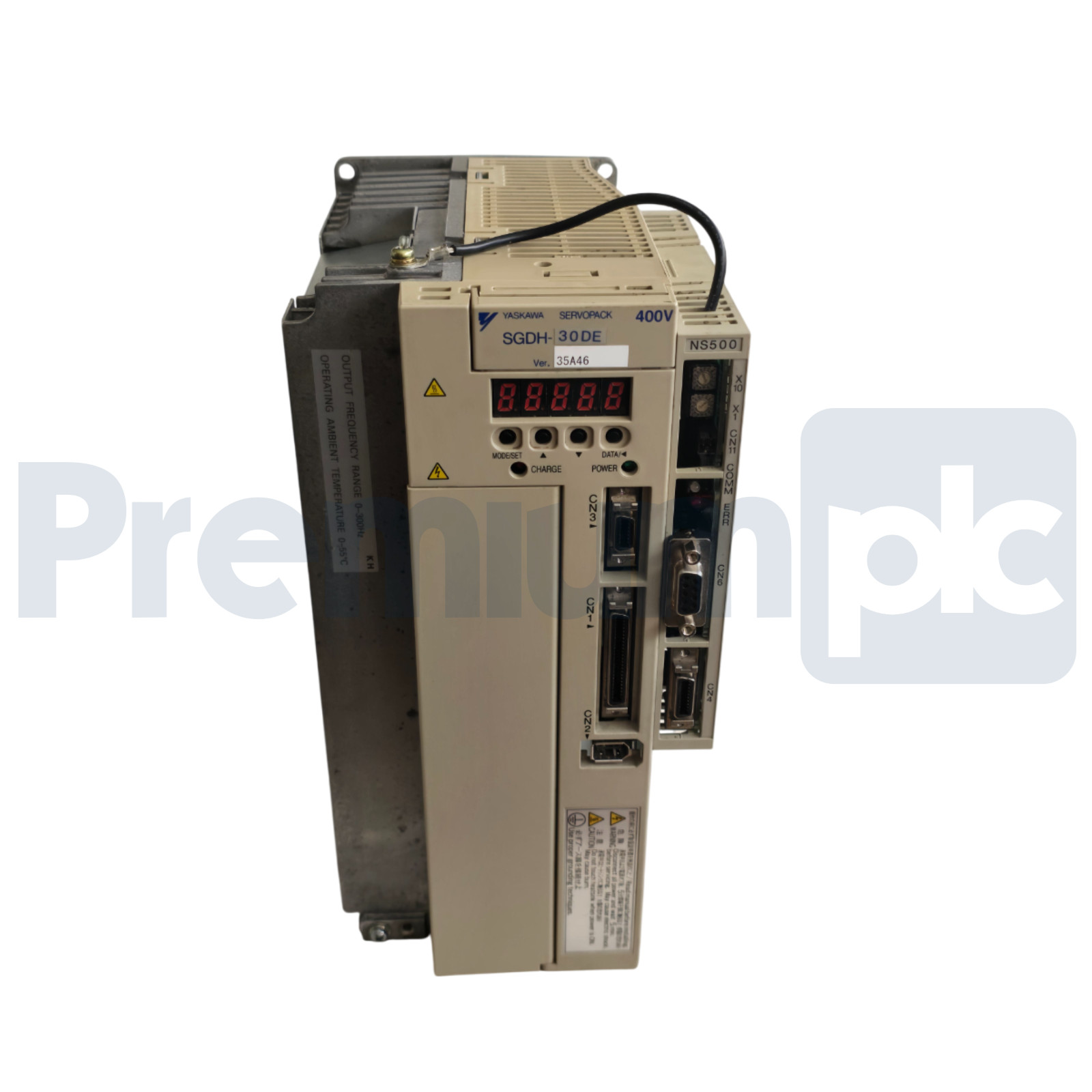 YASKAWA SGDH-30DE / SGDH30DE SIGMA II SERVOPACK AMPLIFIER 400V 3kW w/JUSP-NS500