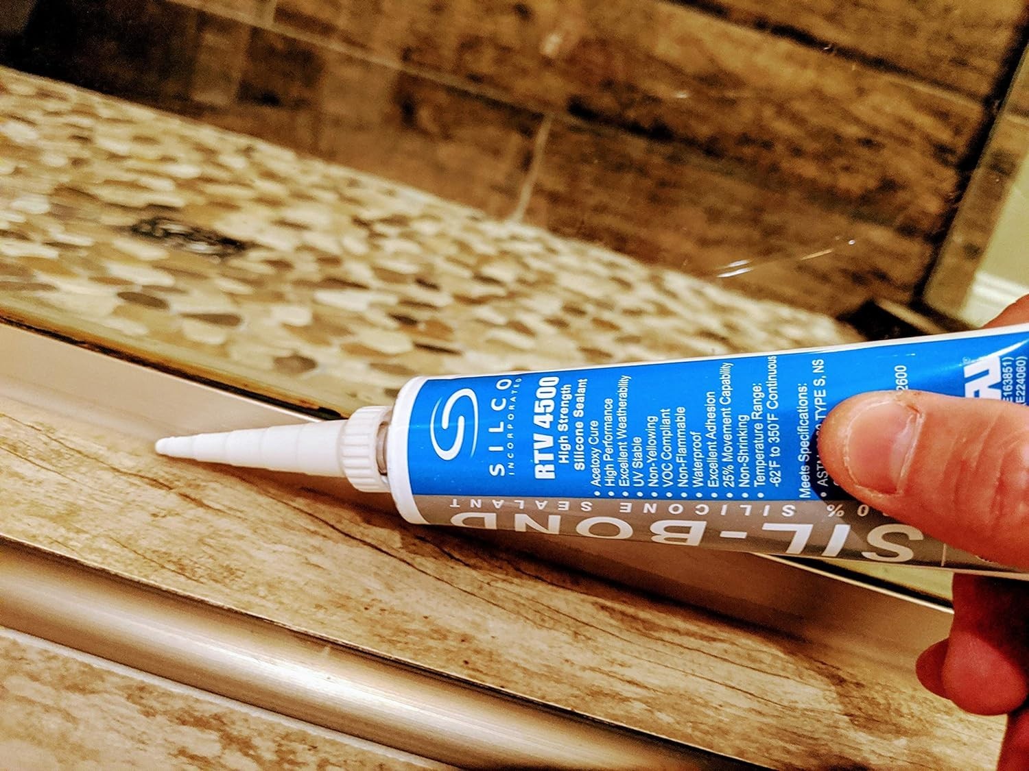 High Temperature Food Safe RTV Silicone Sealant, Clear 2.8oz | NSF Certified