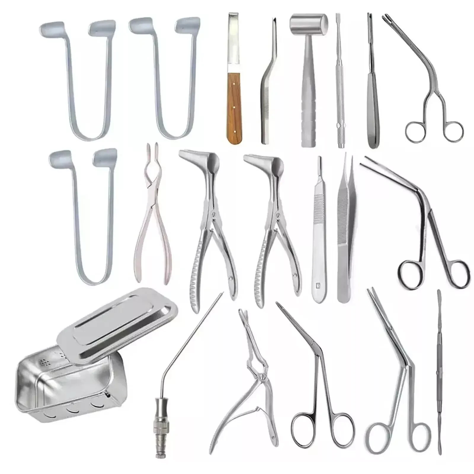 ENT SMR Instruments Set of 21Pcs for Submucous Resection Surgery Septoplasty Set
