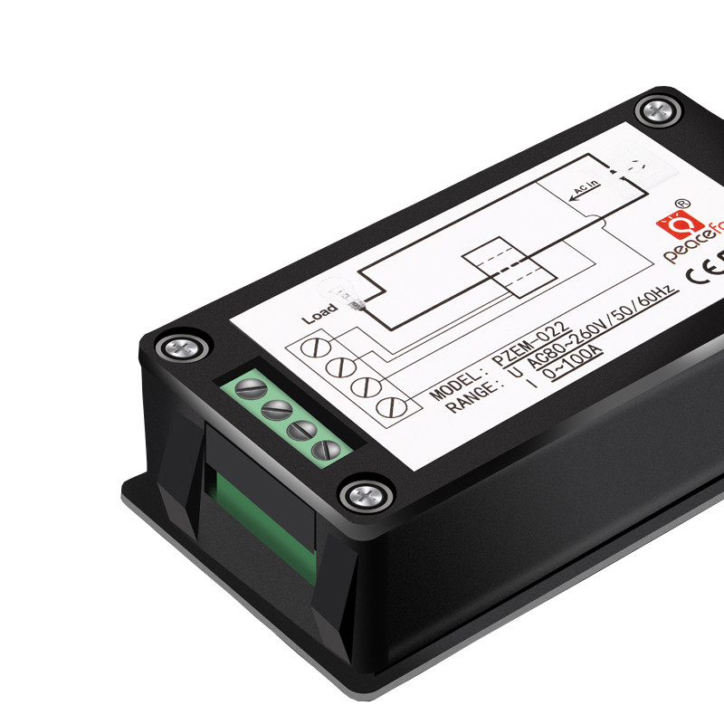 AC 80-260V 5A 10A 100A Voltage Amp Frequency Power Factory Energy Panel Meter