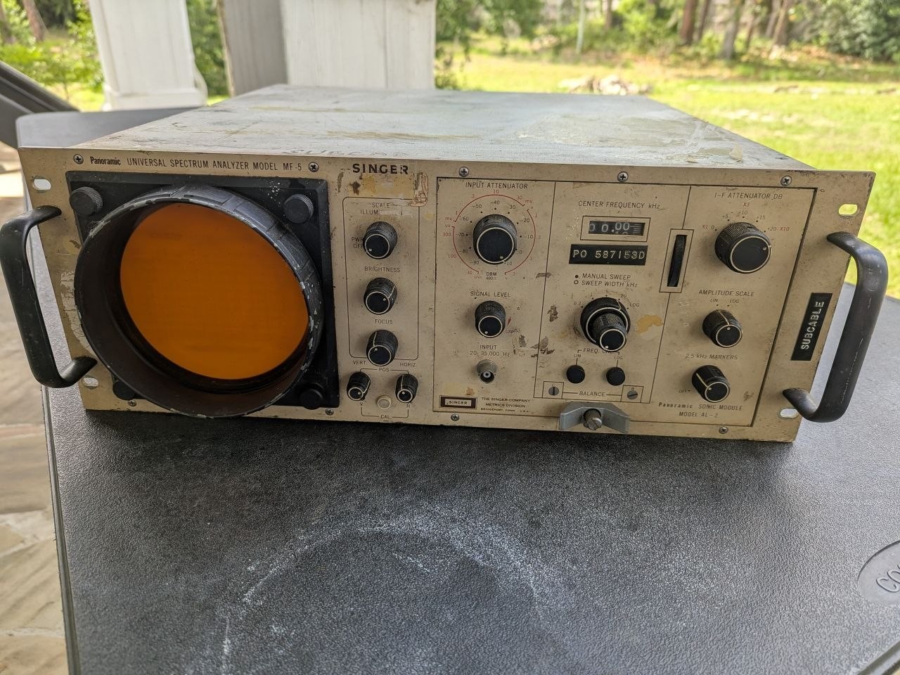 Vintage Singer Panoramic FM-5 Universal Spectrum Analyzer Rack Mount – RE