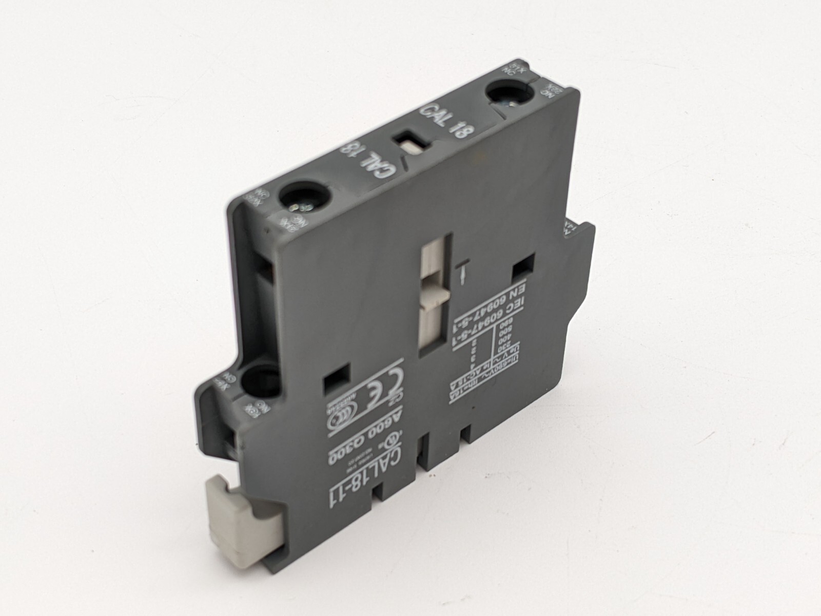 ABB CAL18-11 Auxiliary Contact 16 Amp 690 Volt NEMA A600 Q300
