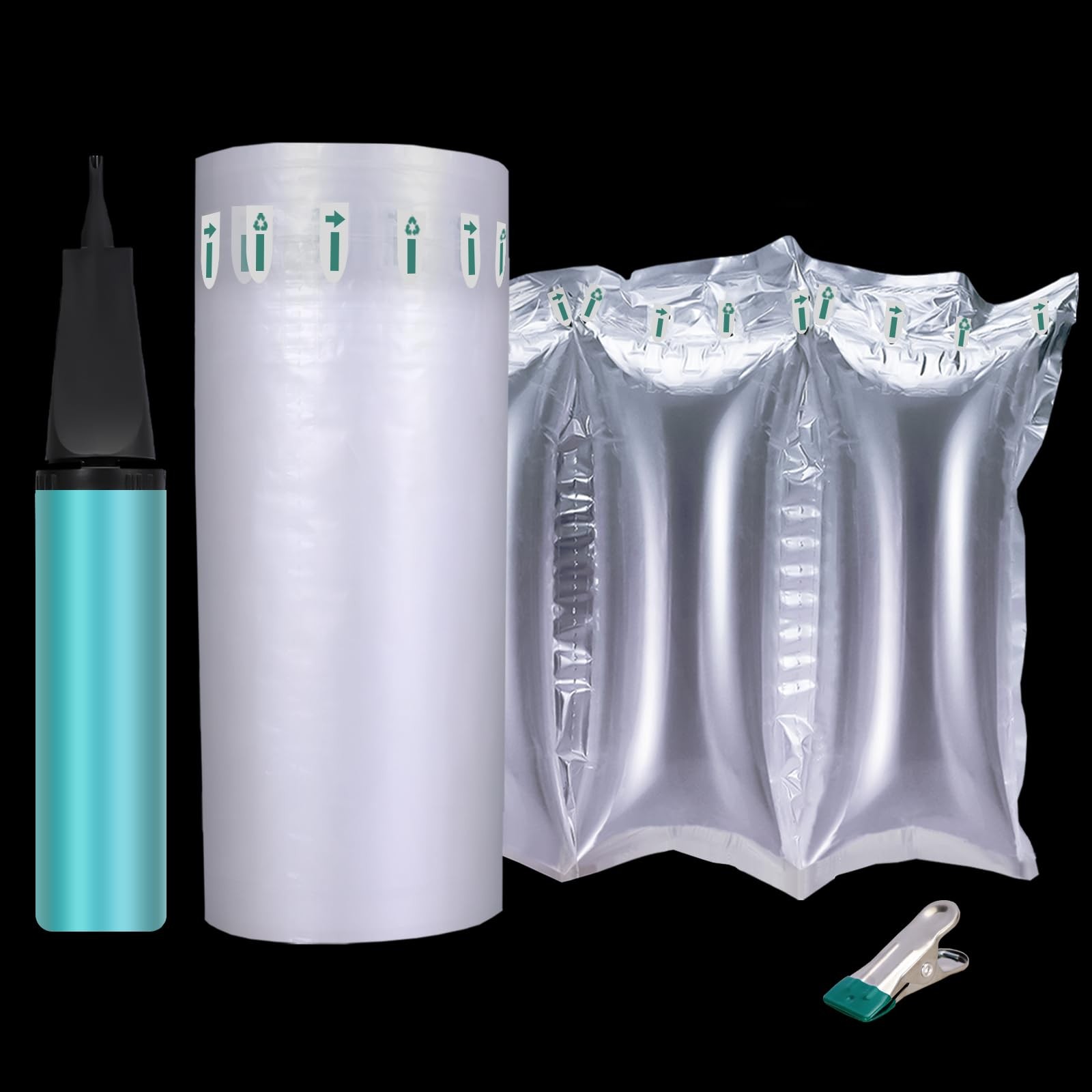 200 Count Packing Air Pillows for Shipping Supplies 4.72″ x 9.84″, 200