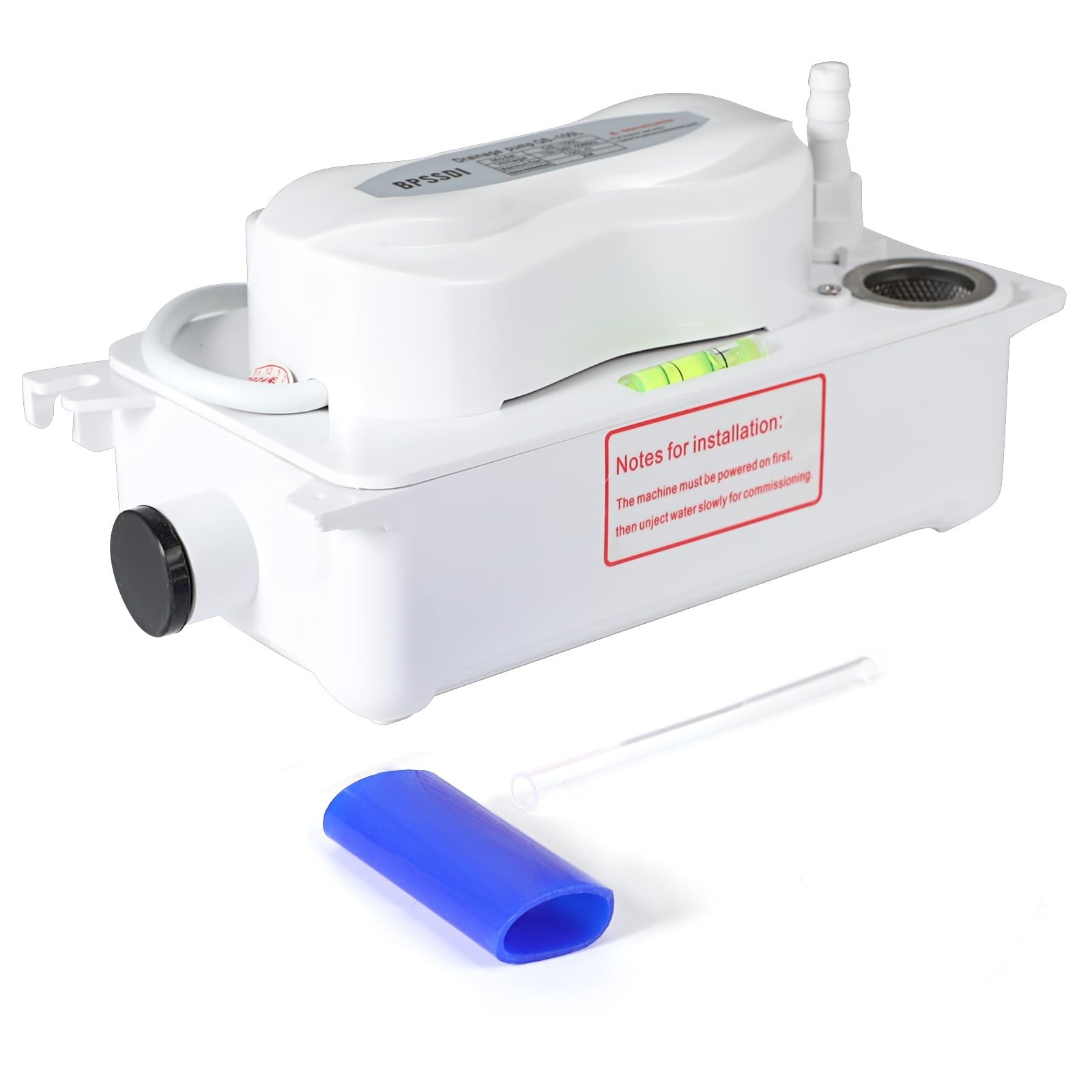 Condensate Pump, 100L/H Flow, 6.6ft/2m Lift, 0.63 Qt/0.6L Tank, Automatic Swi…