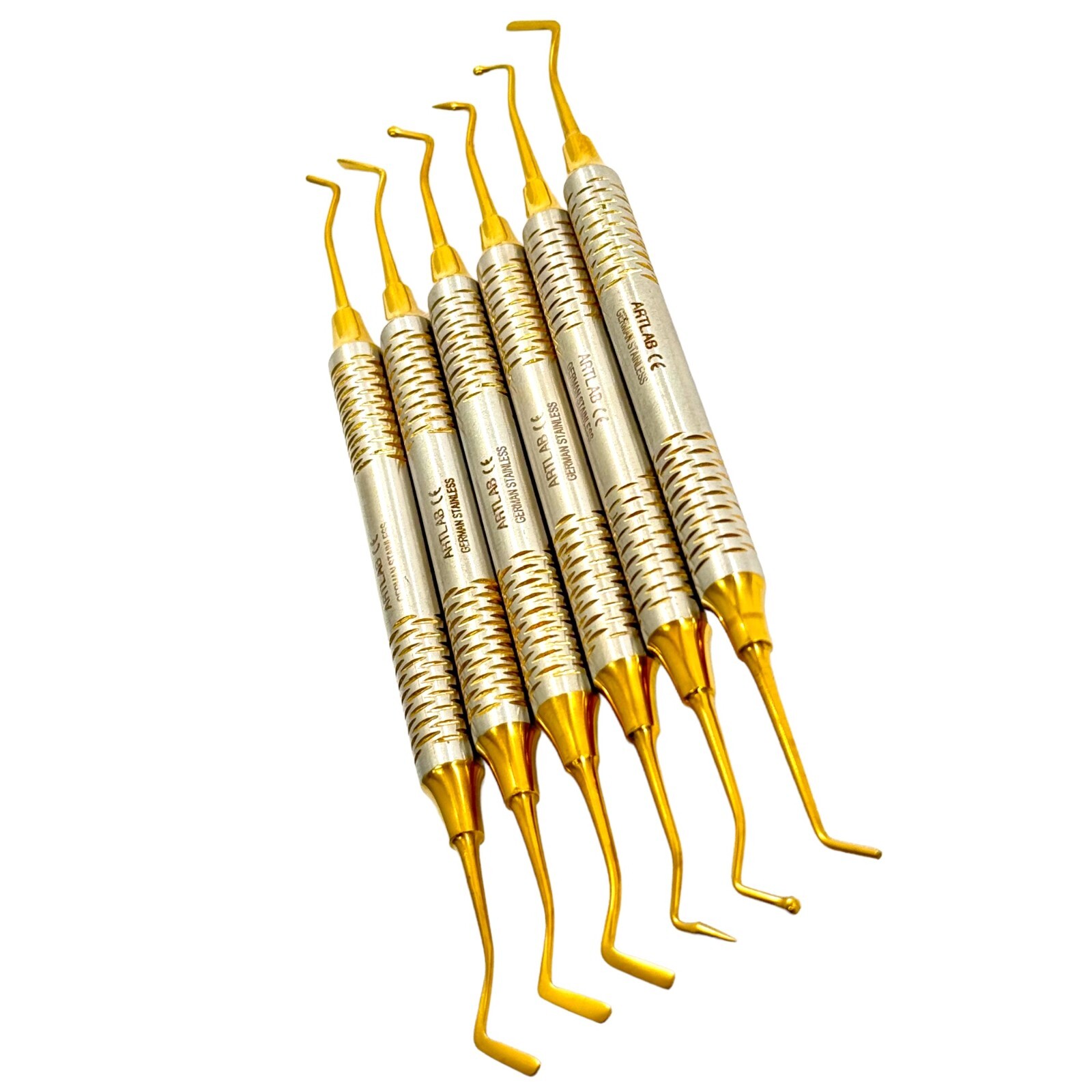 Dental Light Weight Titanium Coated Restorative Composite Filling Instruments CE
