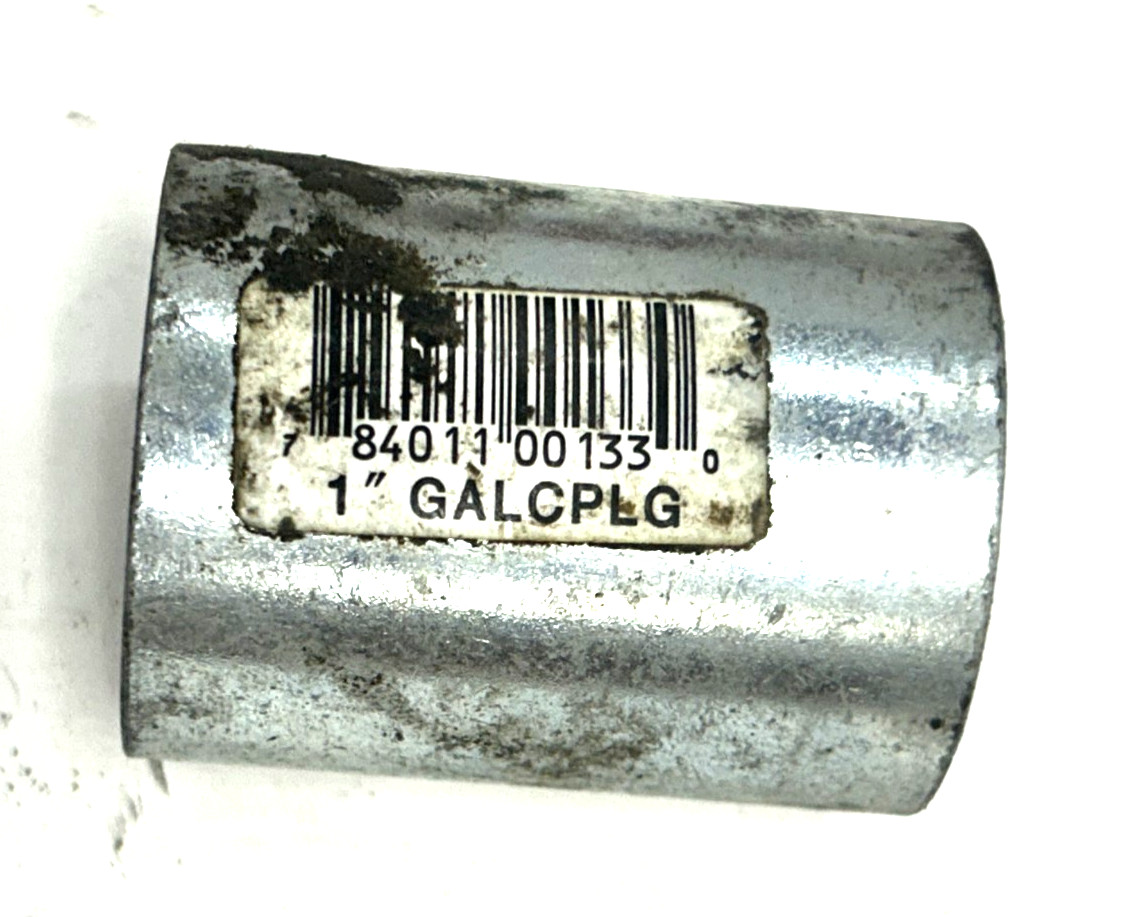 ECN- KORNS GALVANIZED CONDUIT COUPLINGS 1″ FNPT GALCPLG 11.5 TPI (LOT OF 10)