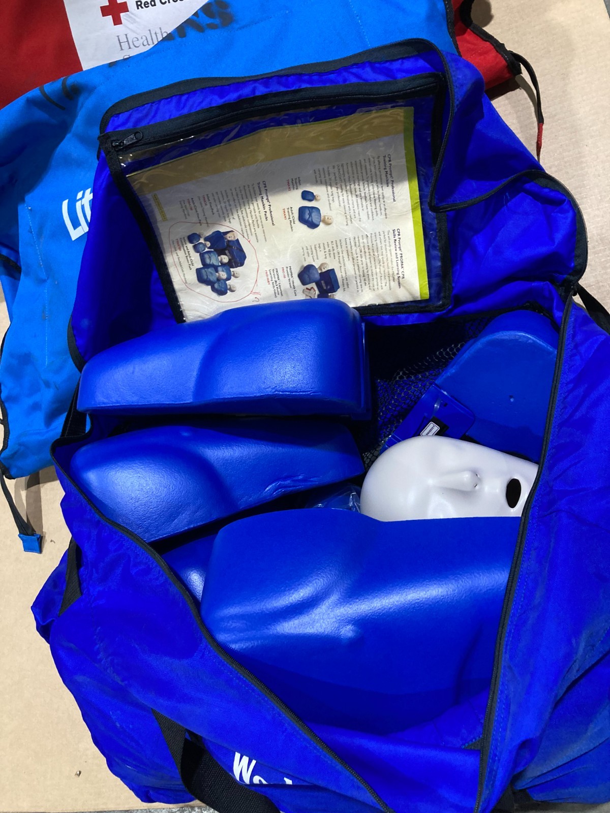 Little Anne Infant and Adult/Child TPAK700 + HeartSaver CPR AS IS