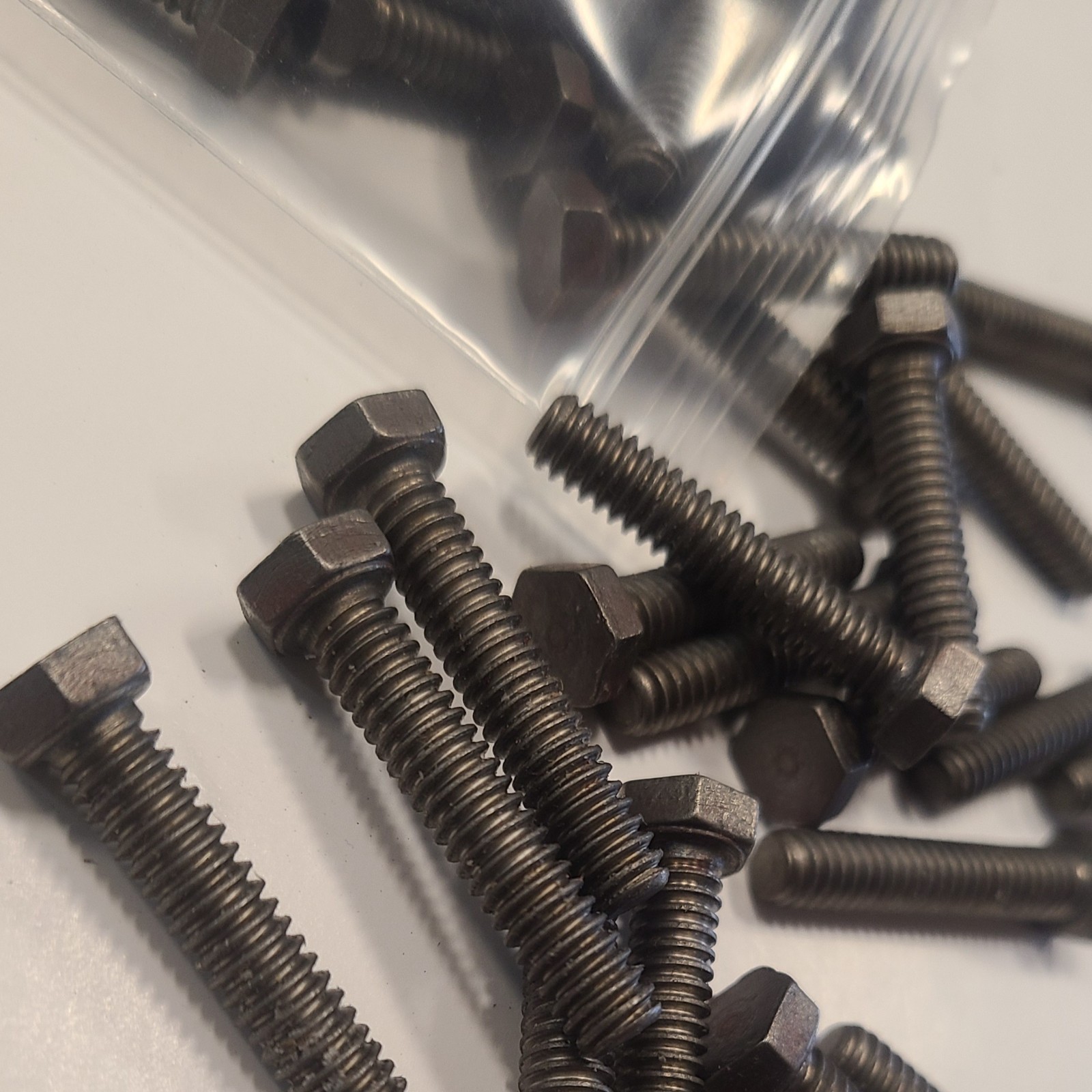 Titanium Full Thread Hex Bolts 1/4-20 x 1-1/4″ (1.25″) | Grade 2 | New Hardware
