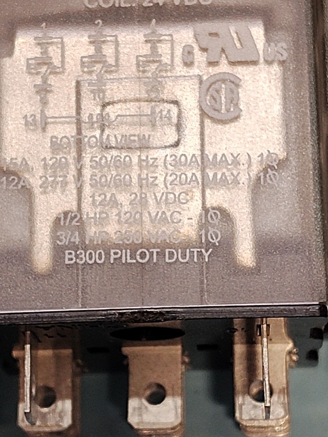 Automation Direct 783-3C-24D Plug-In Relay, 3PDT 11-Pin, 15A Max, 24VDC Coil