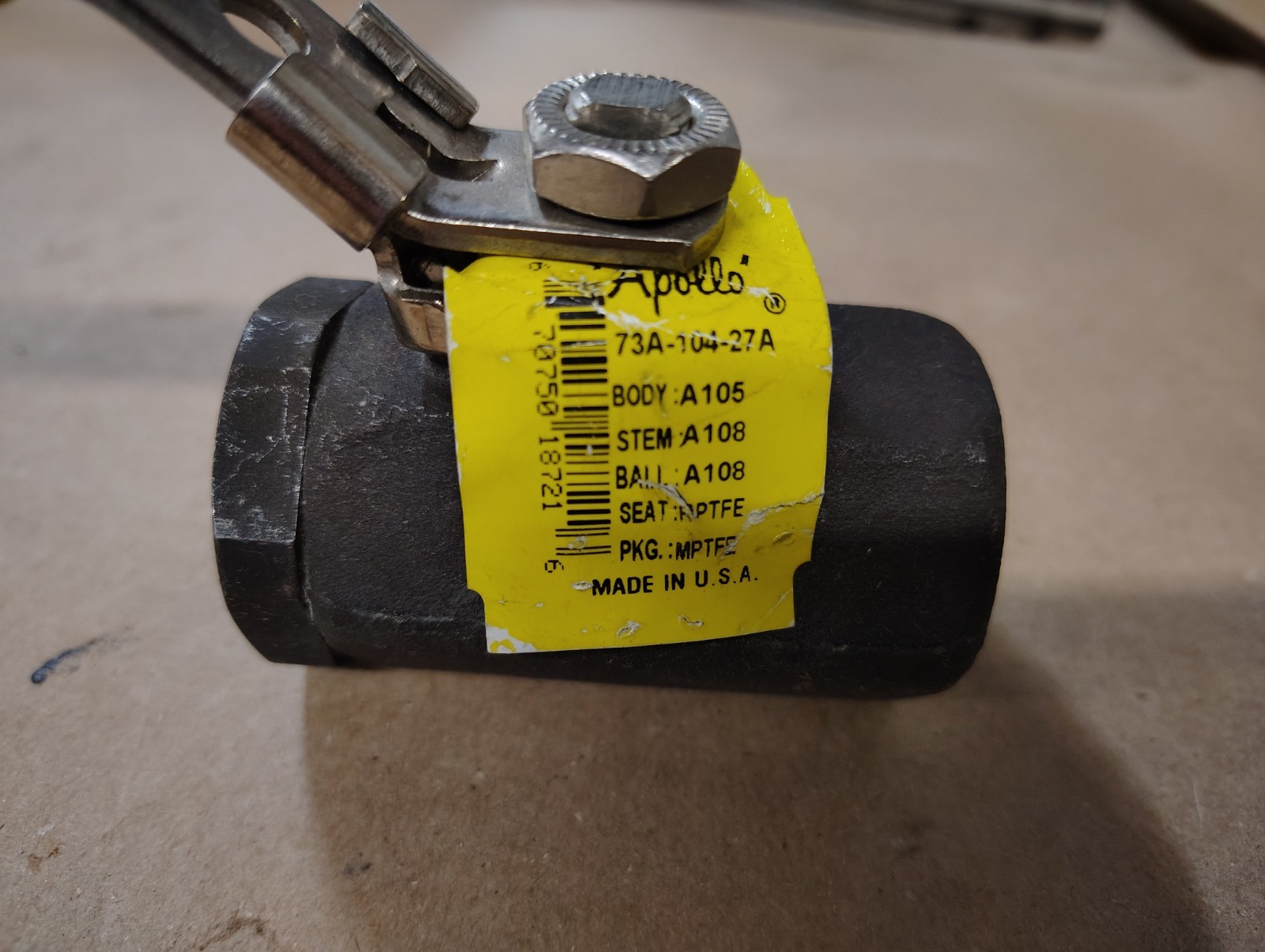 Apollo Conbraco Ind USA 17: 73A-104-27A Ball Valve Gas Water High Pressure Lot 3
