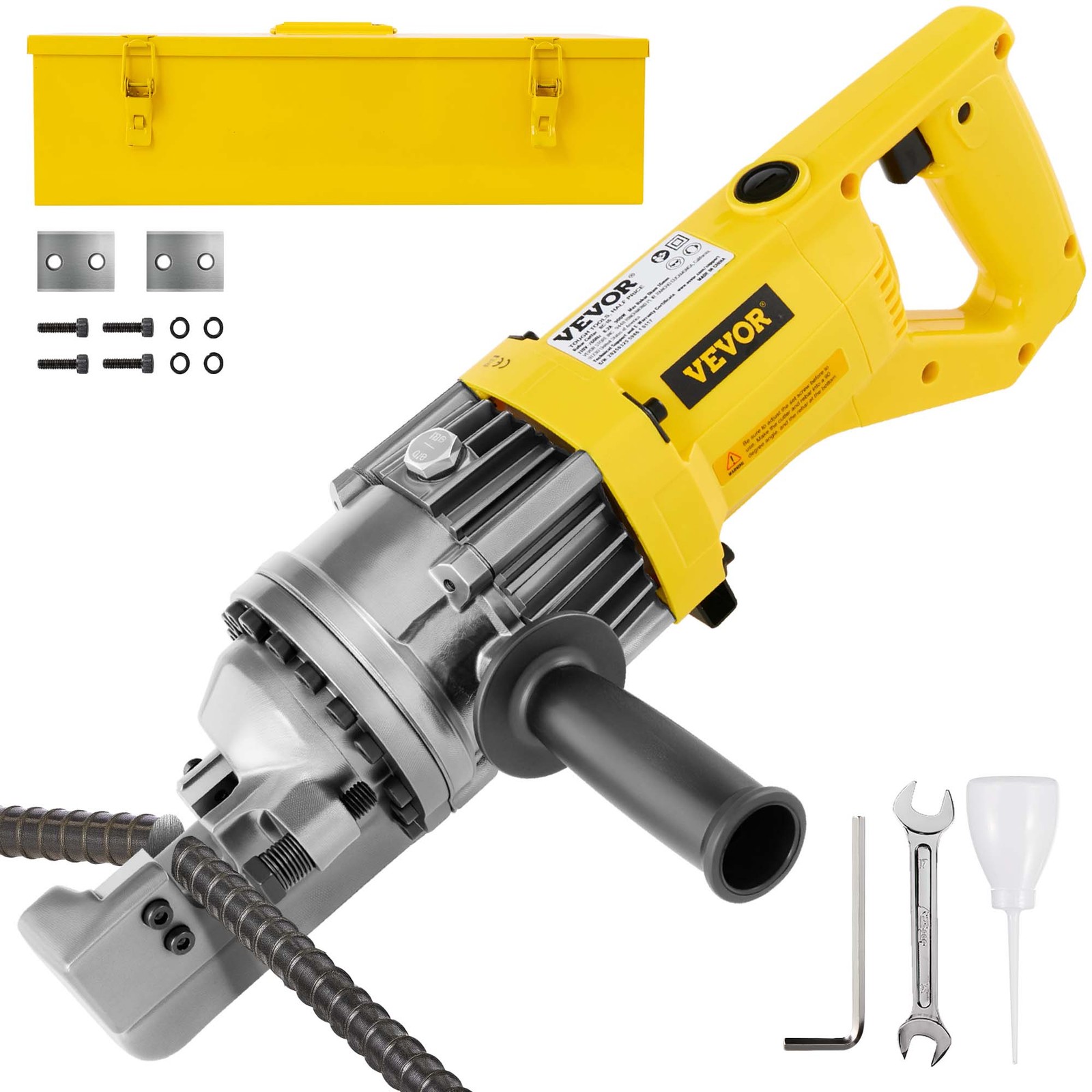 VEVOR Portable 5/8″ (16MM) #5 Rebar Cutter Metal Rod Cutting Electric 110V