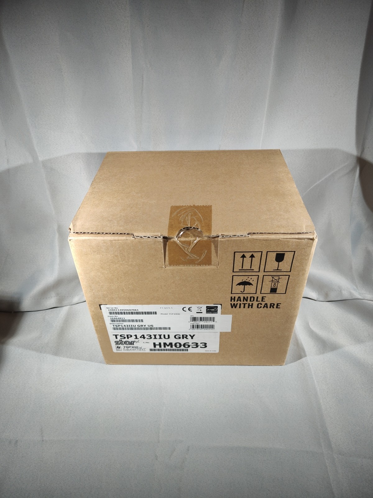 Star Micronics TSP143IIU GRY US ECO USB – Monochrome Thermal Receipt Printer