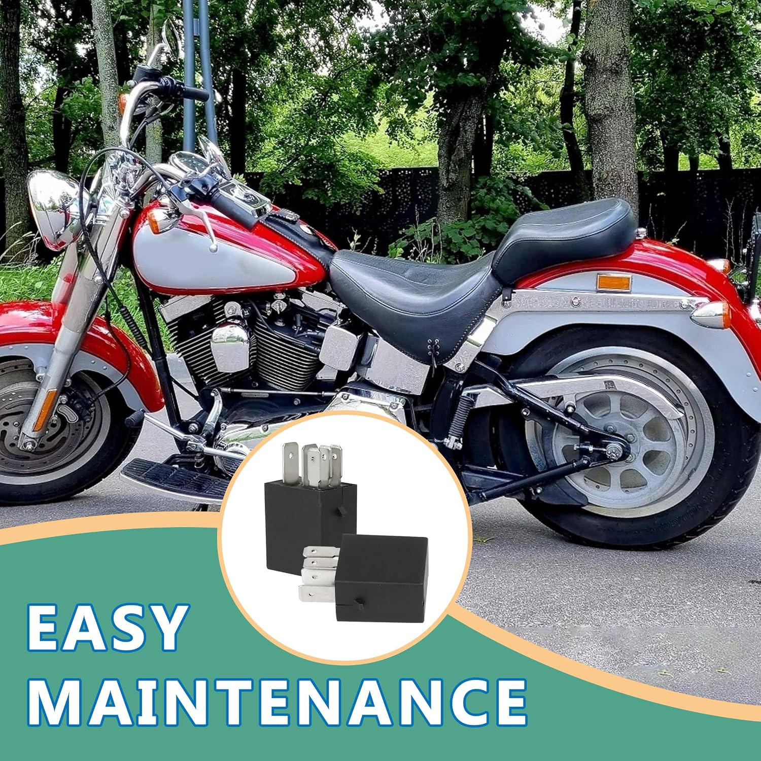31522-00A Starter Relay Compatible with Twin Cam 2000-2014 for Softail 2000-2010