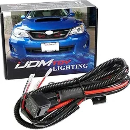 12V Horn Wiring Harness Relay Kit Compatible with Car Truck Grille Mount Blast T