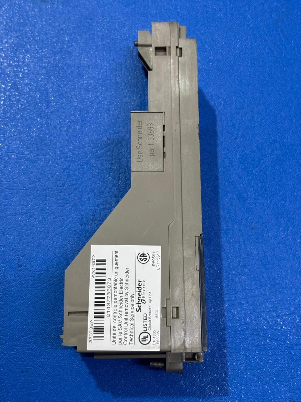SCHNEIDER MICROLOGIC 6.0A CIRCUIT BREAKER TRIP UNIT 33073BA W14372 AAV73102