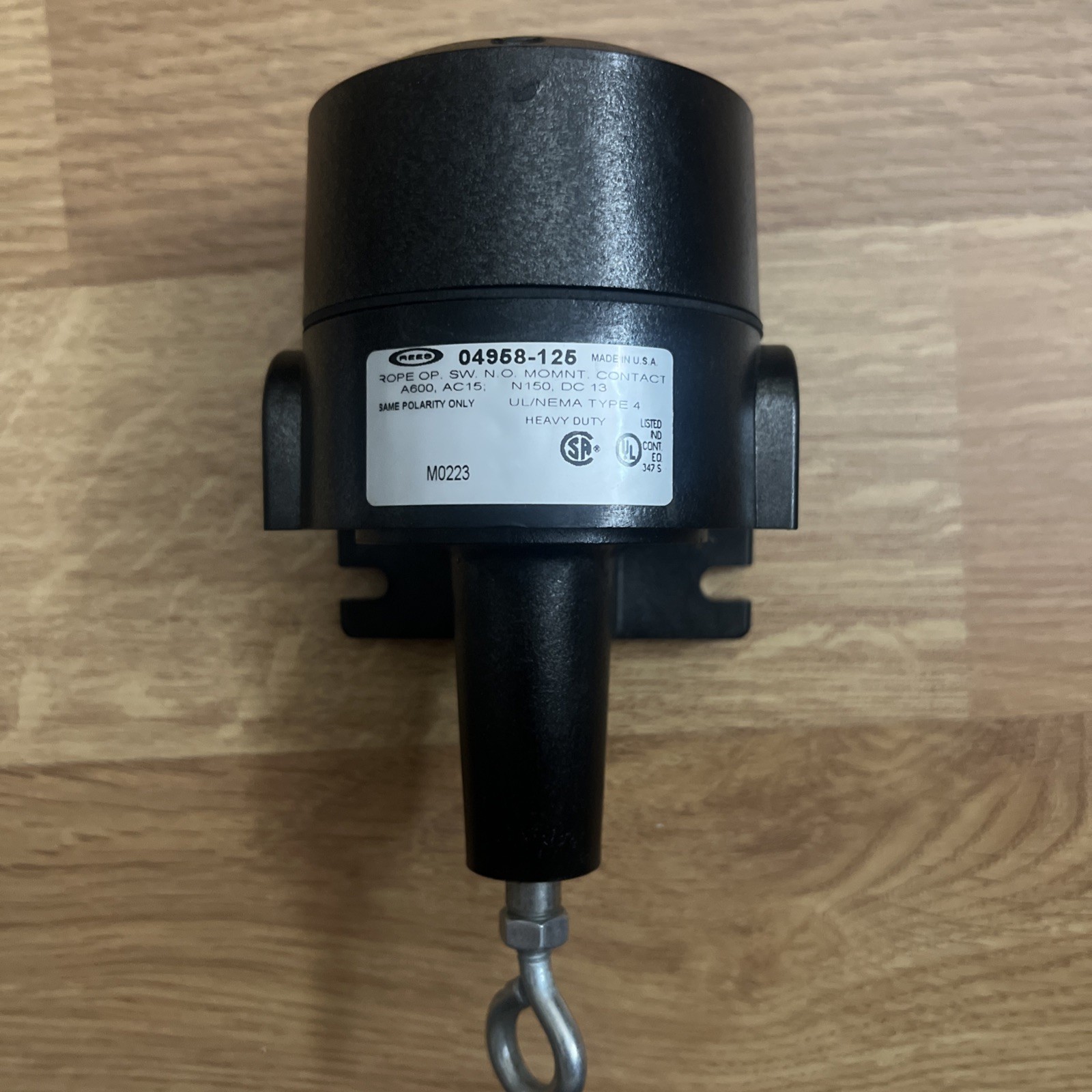 REES 04958-125, ROPE OPERATED SWITCH
