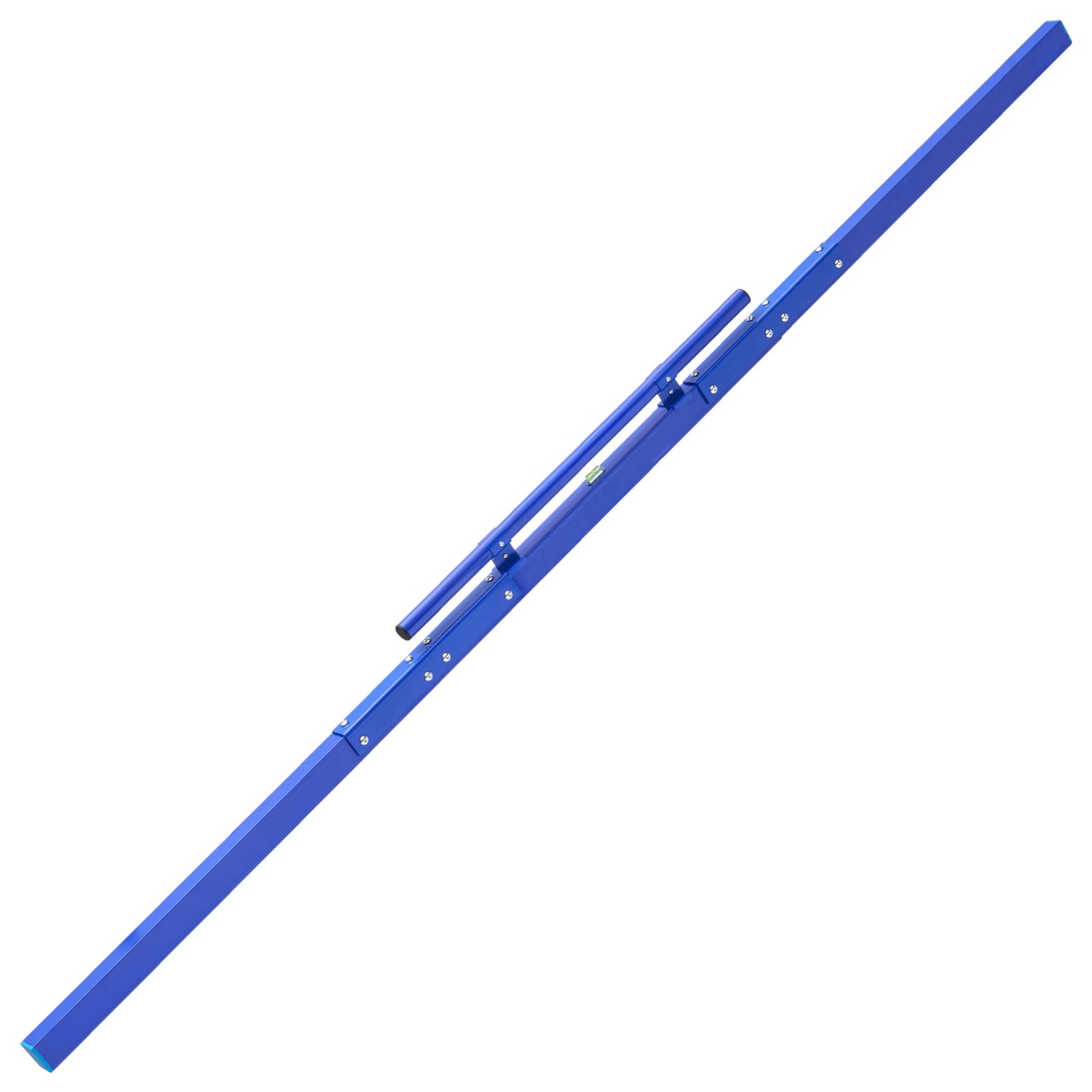 Uimoso 96-Inch Manual Concrete Screed Board, Aluminum Alloy, Blue Finish