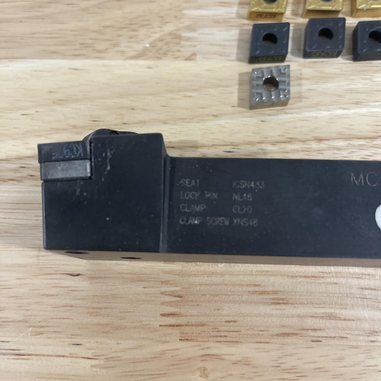 Dorian Tool McLNR 16-4D Turning Facing Tool Holder 1 with 15 New Inserts