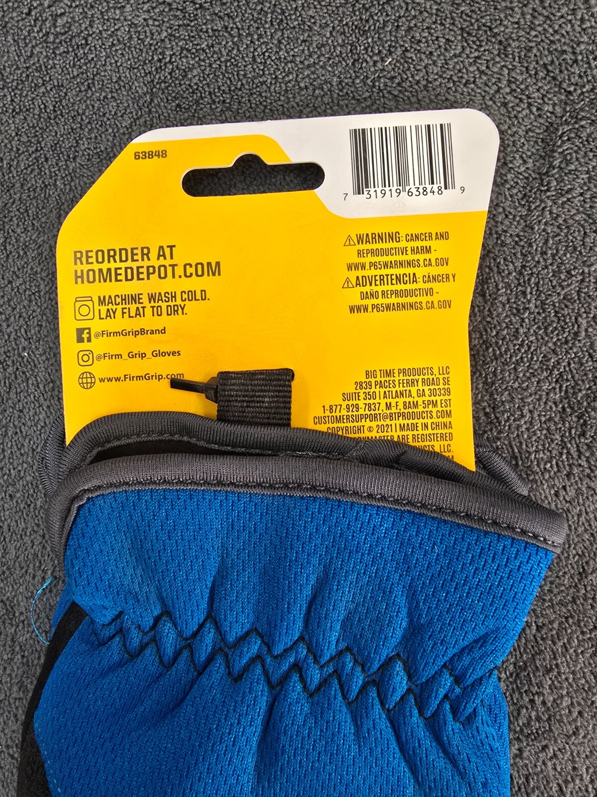 Firm Grip X-Large Workmaster Work Gloves, Touch Screen