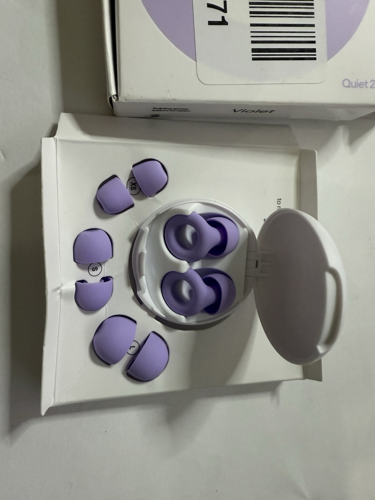 Loop Quiet 2 Earplugs Reusable Noise Reducing Earplugs VIOLET